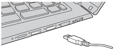 1 skyrius. Pažintis su kompiuteriu USB prietaisų prijungimas Kompiuteryje yra trys USB lizdai, skirti USB įrenginiams.
