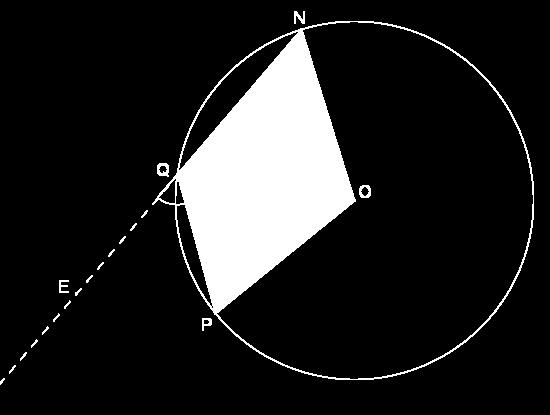 Lesson 20 5. In circle AA, mm AAAAAA = 15. Find mm BBBBBB. 6. Given the diagram below, OO is the center of the circle. If mm NNNNNN = 112, find mm PPPPPP. 7.