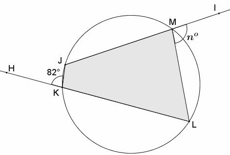 A quadrilateral is called bicentric if it is both cyclic and possesses an inscribed circle. (See diagram to the right.) a. What can be concluded about the opposite angles of a bicentric quadrilateral?