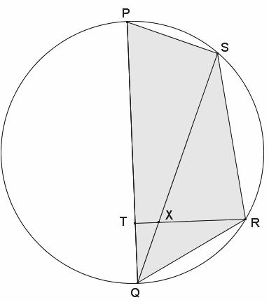 Lesson 20 12. Quadrilateral PPPPPPPP is cyclic such that PPPP is the diameter of the circle.