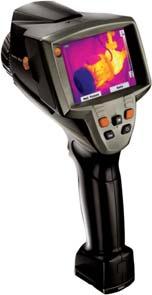 Testo 882 - Detector size 320 x 240 pixels - SuperResolution technology (to 640 x 480 pixels) () - Thermal sensitivity < 50 mk - Large field of view with a 32 lens - Built-in digital camera with