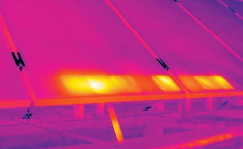 Large and small photovoltaic systems can be monitored without contact, from a distance, and especially efficiently using Testo thermal imagers.