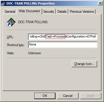 8. How to setup two instances of Doc-Trak Polling Doc-Trak 2014 The steps below explain how to run two instances of the Doc-Trak Polling process allowing one Doc-Trak Polling process to handle