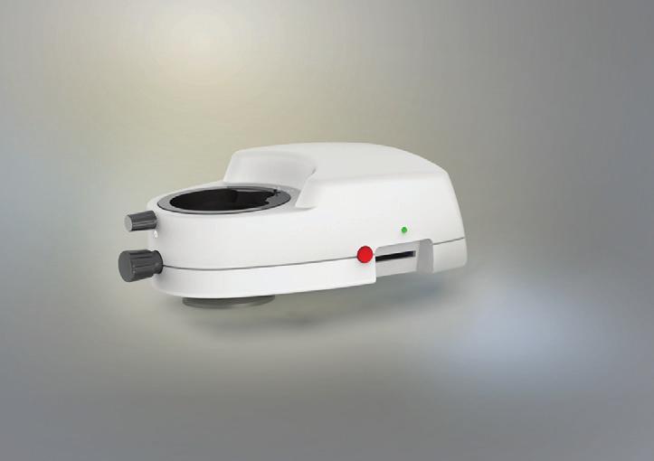 the nuvar variable focus objective enables users to select the ideal working distance based on procedure requirements. nuvar provides fluid adjustment of focal length from 300mm to 400mm.