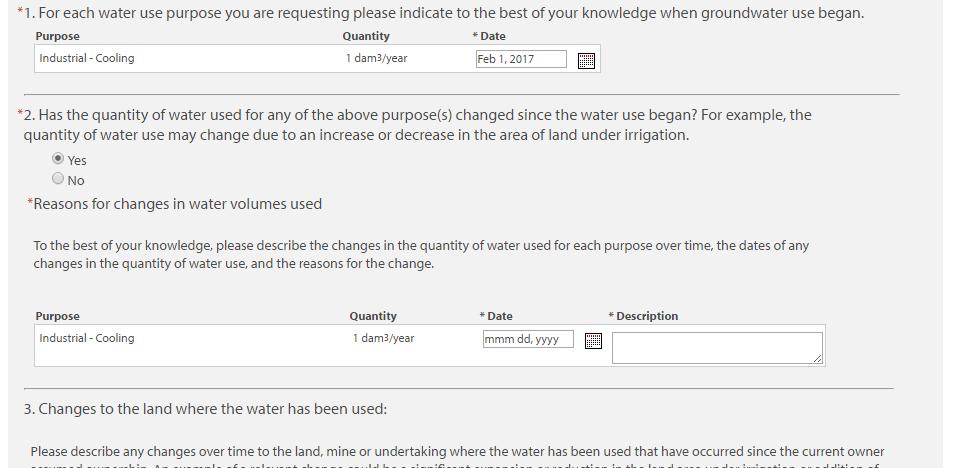being used, then you will see messaging around how the prior usage date is assigned.