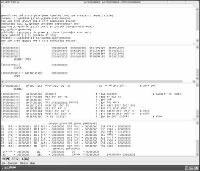 SPIM Windows version Registers window shows the values of all registers in the MIPS CPU Text segment window: shows assembly inst.