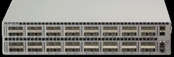 Each QSFP100 port can be individually broken out into 4 ports of 10GbE or 25GbE; 2 ports of 50GbE or used as a single port of 40GbE or 100GbE.