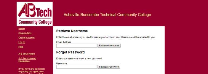 A password reset message will be sent to the email associated with that username.