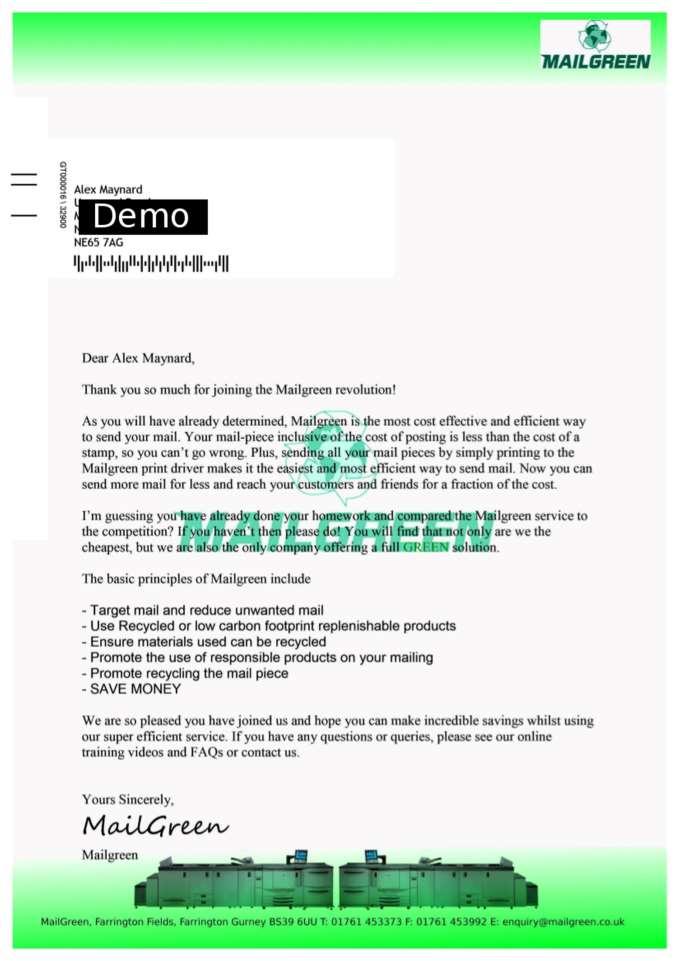 Mail Green Ltd
