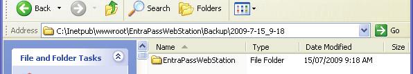 The Ready to Install the Program window is displayed. Click Install. Installing or Updating the EntraPass WebStation 12.