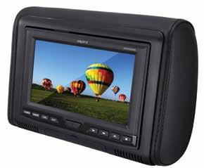 POWER SERIES AVH904HD Universal 9 Digital LCD Headrest Monitor with Built-in