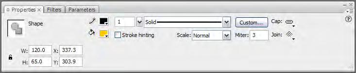 Primitive tool. Primitive shapes are individual objects that can be edited in the Property inspector. Pencil tool: Create lines in any of three modes straighten, smooth, or ink.