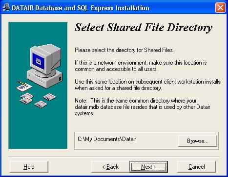 Select Install Software. Then, on this screen, select Database Server Install to launch the installer. You will see the welcome dialogue. Click [ Next > ] to continue.