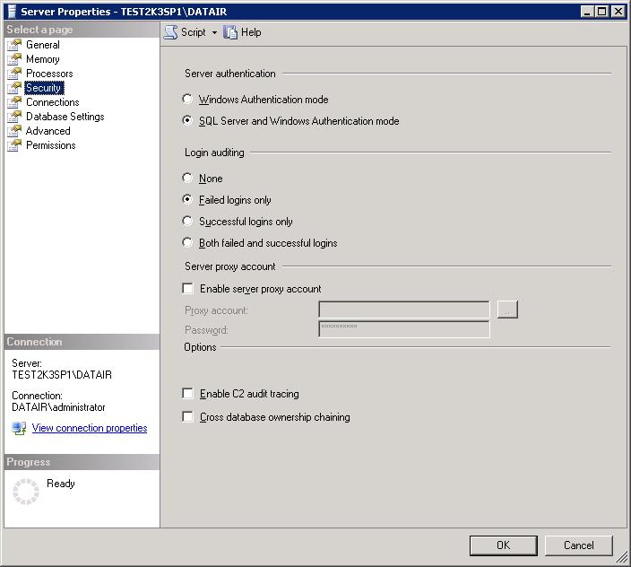 Installing a DATAIR Database on your Microsoft SQL Server Follow the directions in this section if you want to install a DATAIR database on your own SQL Server.