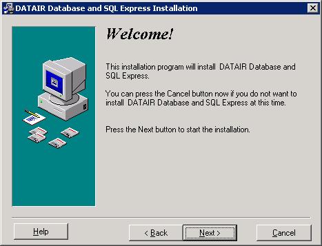 Select Install Software. Then, on this screen, select Database Server Install to launch the installer.