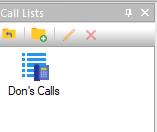 In the example on the right, there are 3 Group Folders created, you would then create the desired Call Lists within each folder.