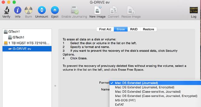 You can reinitialize if you would like to quickly erase the contents of the drive. Here are the steps. 1.