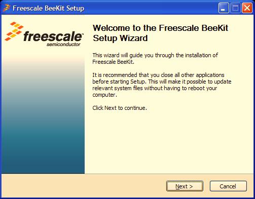 Introduction 1.1 Installing the Test Tool Software Confirm that the PC hardware requirements are met and then download the Freescale BeeKit download package from Freescale ZigBee web site at www.