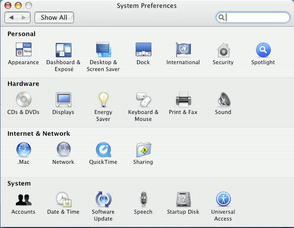 Click the Network icon in System Preferences menu to view the menu below. Select the Apple Talk tab in the Network menu.