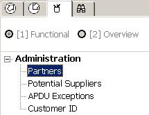 Unit 1 LINCC Interlibrary Loan Administration Tab The Administration activity tab is used to view and handle the Partners list, the Potential Suppliers list, and APDU Exceptions (error messages that