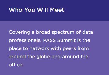 Attend PASS Summit to Grow Your Career