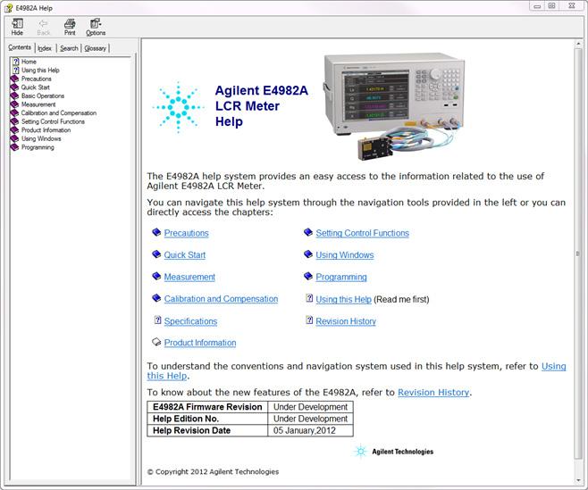 Manuals for E4982A Keysight provides the following three manuals for E4982A. The latest version of all documentations can be downloaded from http://www.keysight.com/find/e4982a- manual.