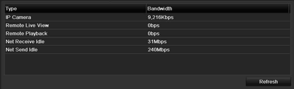 the quick setting interface of the network parameters. 11.4.