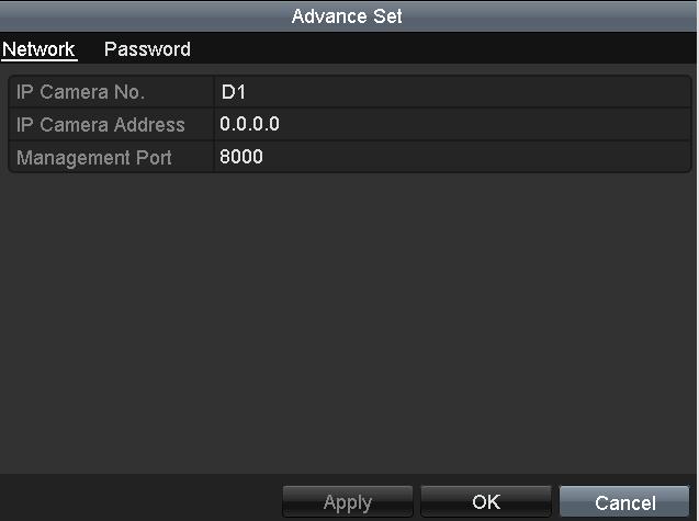Figure 2. 23 Edit the Parameters Channel Port: If the connected device is an encoding device with multiple channels, you can choose the channel to connect by selecting the channel port No.