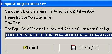 Key-request windows support save as text In order to ease the request of a fullversion key or of a demo key, the keyrequest windows now feature a Text File button.