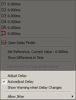 Changes in Version 1.40.12 Added the 'Allow Jitter' option to the delay pop-up menu. The Allow Jitter option expands the auto-delay functionality, which has been introduced in the version 1.40.10.