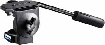 128RC BLACK MICRO VIDEO HEAD A lightweight fl uid head with adjustable pan bar and quick release camera plate with secondary security, ideal for cameras up to 4kg/8.8lb in weight.
