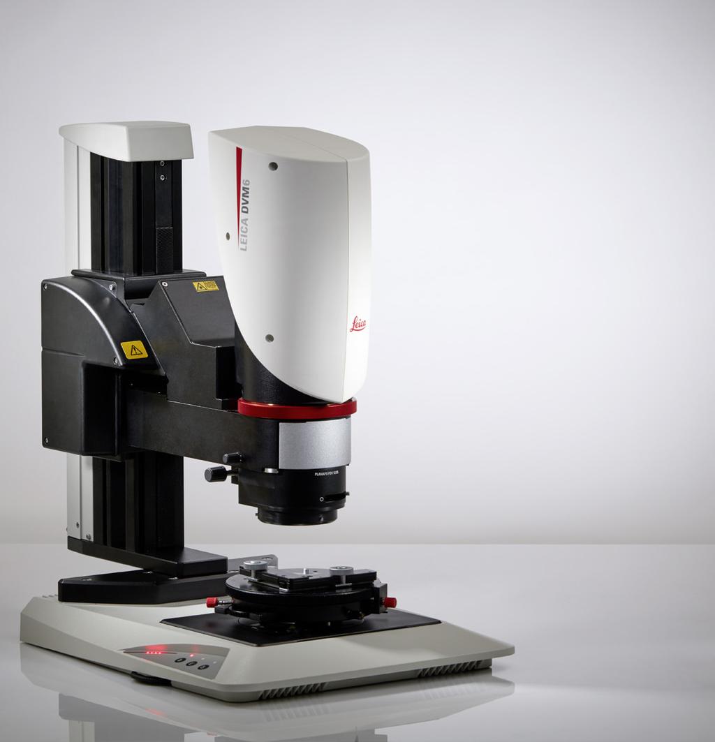 HOW TO ANALYZE PREPARED AND UNPREPARED GEOLOGICAL SAMPLES WITH ONE DIGITAL MICROSCOPE 3 Equipped for all geological inspections The Leica DVM 6 M mounted to a manual or motorized focus column via an