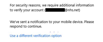 Mobile App Method Verification Sign-in to your NHSmail account via the NHSmail Portal.