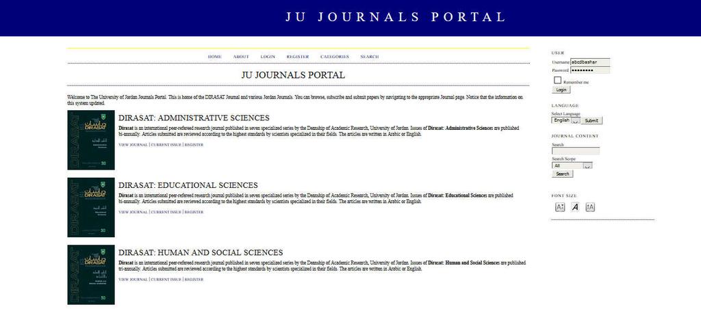 A Manual for the journals portal (Dirasat) / (Reviewer) This file illustrates the steps needed to review a