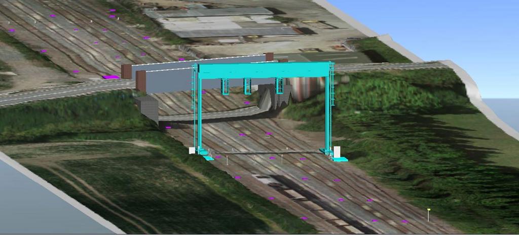 When construction is complete, Network Rail can use this 3D information model to support its asset management program.