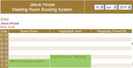 for the repeat weeks i.e. 52 weeks would repeat the room bookings for 52 weeks. You then have to select the date that you want the room booking to end by using the drop down picker.