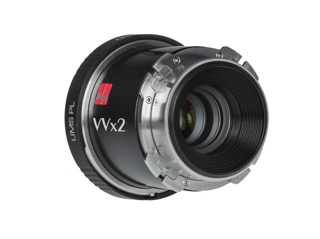 RAPTOR ACCESSORIES VVx2 UMS The VVx2 UMS optical extender doubles the focal length of the RAPTOR Macro Lenses.