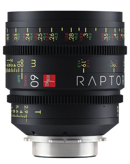 TECHNICAL SPECIFICATIONS RAPTOR 6 MM 6 MM Magnification 1:1 Aperture T 2.9 - T 22 Max. Aperture Infinity / Near T 2.9 - T 5.3 Close Focus Min. Working Distance 19. cm / 7.48'' 3.2 cm / 1.