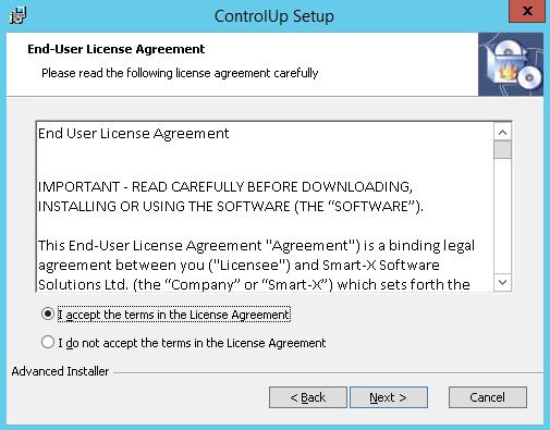 End-User License Agreement for the Console