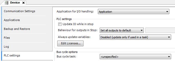 Chapter 2 Precautions 2.3.2 PLC Settings (Update IO while in stop) Update IO while in stop of HX-CP1S08M is disabled as default.