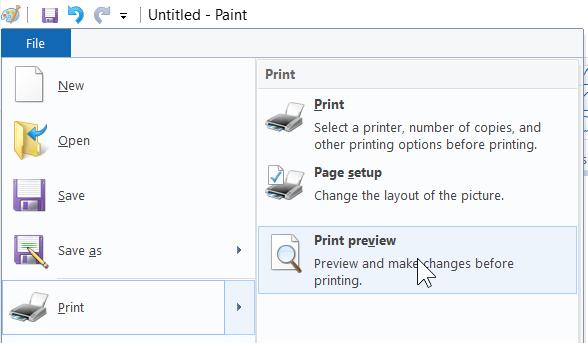 2. A dialog appears that lets you choose how big to make the printout. a. Note that, by default, it cuts off the edges of the photo.
