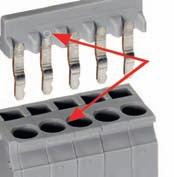 Not suitable for 2-conductor female connectors with CAGE CLAMP S connection 3-way 231-903 5-way