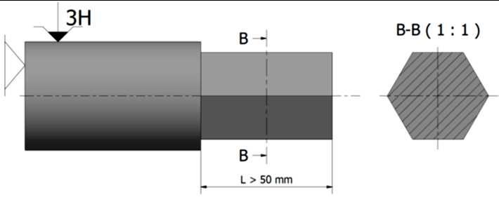 The results of conducted machining test and geometrical measurement allow to classify polygonal technique as a method that should be intended for