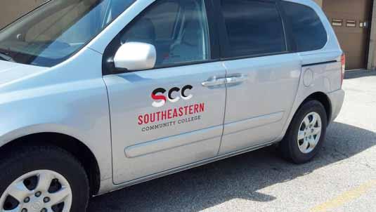 ADDITIONAL IDENTITY APPLICATIONS Fleet Graphics The SCC signature translates well to fleet graphics and serves to unite a diverse array of