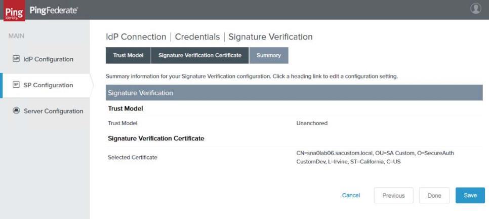 26. The Signature Verification Certificate subpage appears like Figure 27. FIGURE 27.