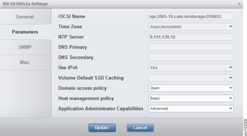 Figure 41. Setting the Domain access policy 3.