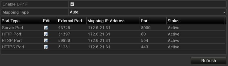 4. Select the Mapping Type as Manual or Auto in the drop-down list. OPTION 1: Auto If you select Auto, the Port Mapping items are read-only, and the external ports are set by the router automatically.