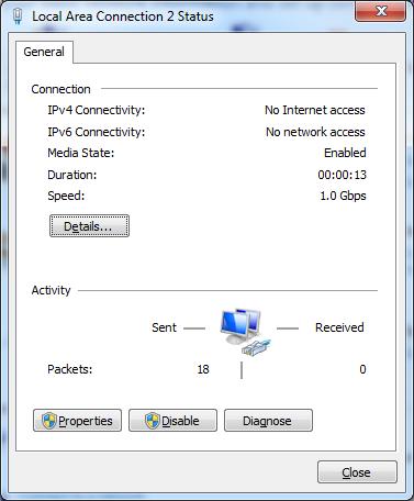 Windows 7 Network an Sharing Center Figure 77: