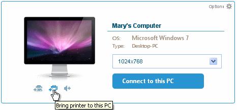 Next, click the 'Connect to this PC' button and sign in using the remote PC's credentials.
