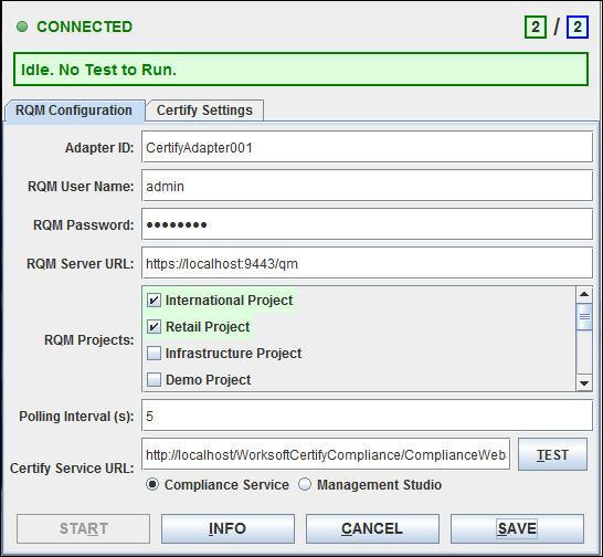 Overview Overview Before you create your tests in the IBM Rational Quality Manager (RQM), you will need to configure settings for Rational Quality Manager and Certify in the Worksoft Certify Adapter.